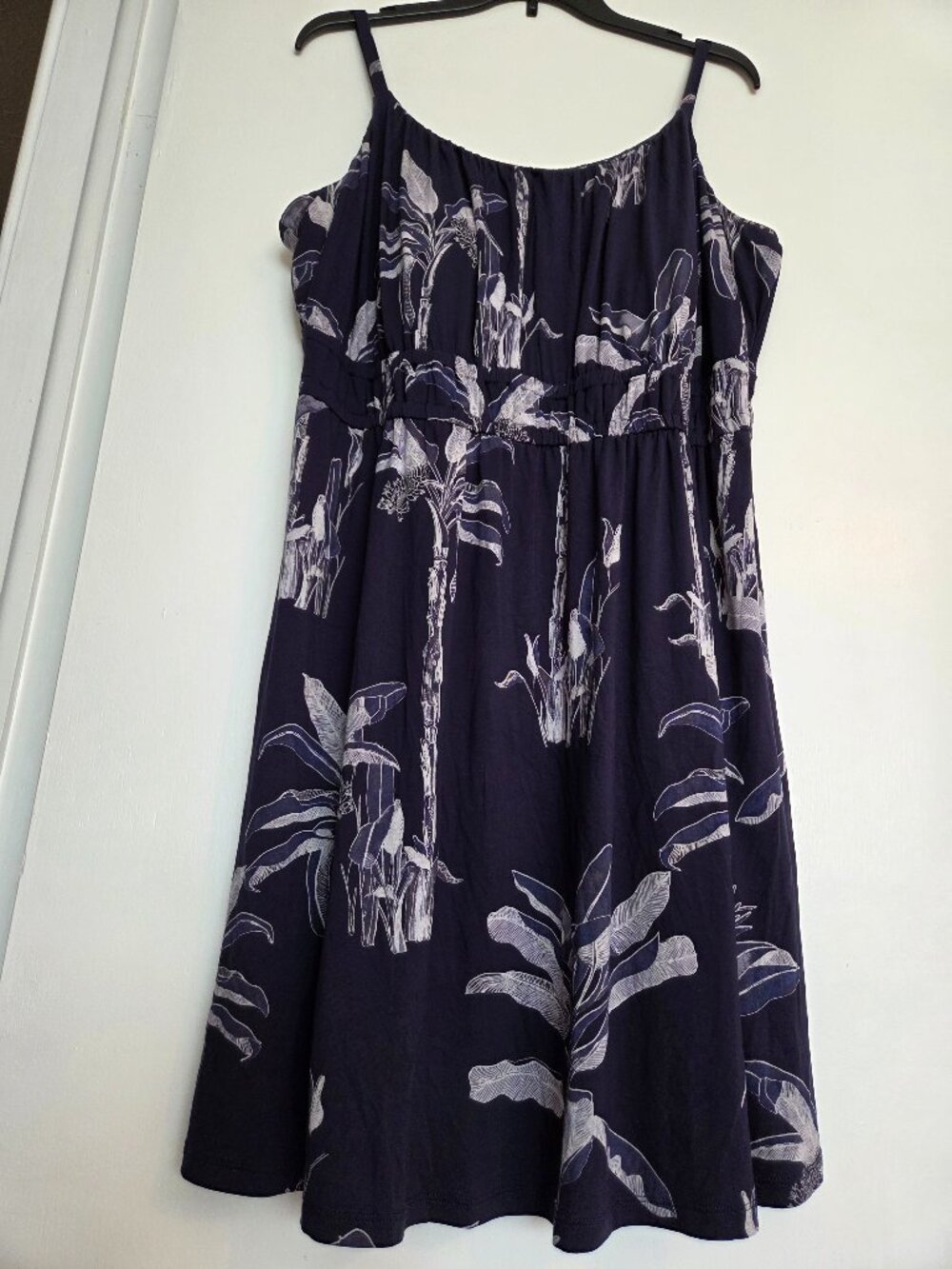 Soma Size XXL Soft Jersey Comfortable Paradiso Short Bra Dress Palm Nightfall